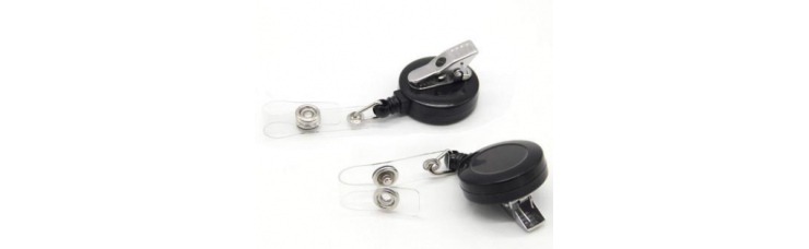 32mm Diameter ID Badge Reels with Rotating Clip Pack of 10 32mm Diameter ID Badge Reels with Rotating Clip Pack of 10