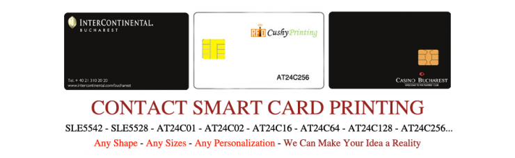 AT24C256 Contact Smart Cards Pack of 500
