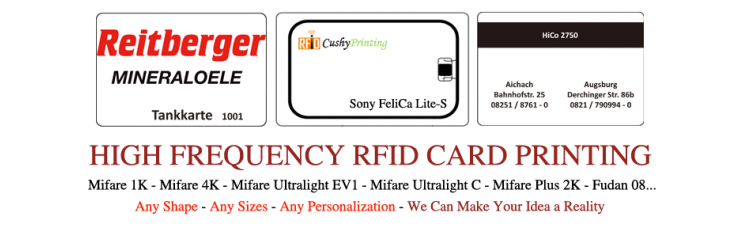 UHF ISO18000-6C EPC-GEN2 RFID Contactless Smart Cards Pack of 500