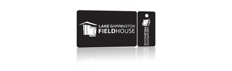 CR80 with 1 Plastic Key Tag Card Combo Pack of 500