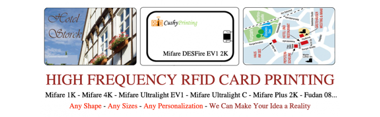 13.56MHz Mifare DESFire EV1 2K RFID Contactless Smart Cards Pack of 500