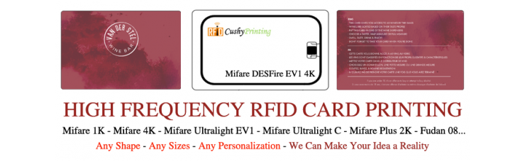 13.56MHz Mifare DESFire EV1 4K RFID Contactless Smart Cards Pack of 500