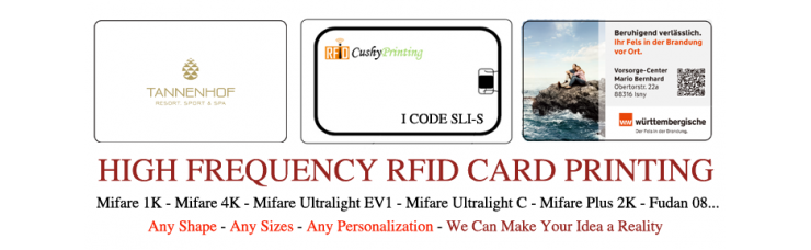 13.56MHz I CODE SLI-S RFID Contactless Smart Cards Pack of 500