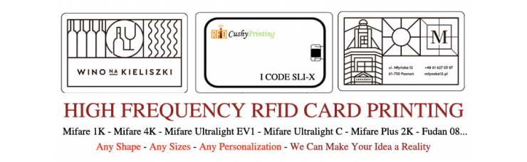 13.56MHz I CODE SLI-X RFID Contactless Smart Cards Pack of 500