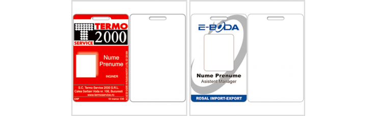 2"x3.5" 30mil Thickness Name Badge Pack of 1000