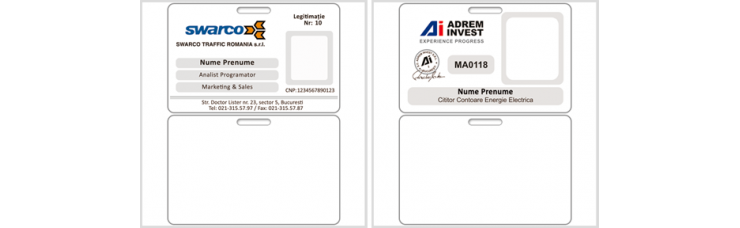 2.75"x4" 30mil Thickness Name Badge Pack of 1000