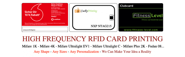 13.56MHz NFC NTAG215 RFID Contactless Smart Cards Pack of 500