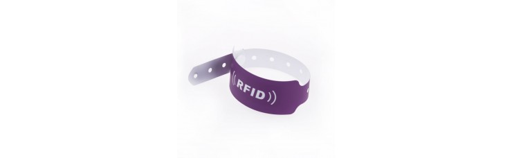 RFID Disposable Paper Wristbands Pack of 1000