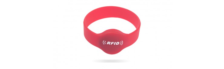 Round RFID Silicone Wristbands Pack of 100