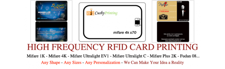 13.56MHz Mifare Classic 4K RFID Contactless Smart Cards Pack of 500