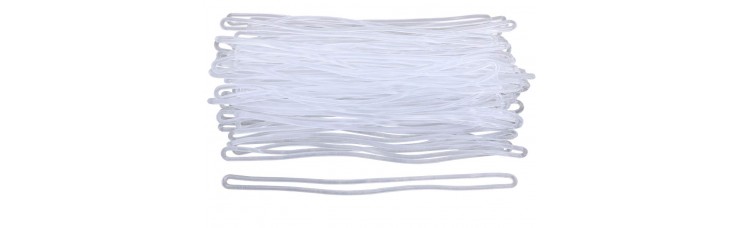 2.5*150mm Transparent Loop Straps Pack of 1000