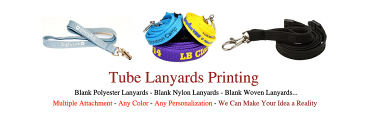 Tube Lanyards Printing