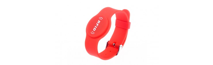 Watch Type RFID Silicone Wristbands Pack of 100